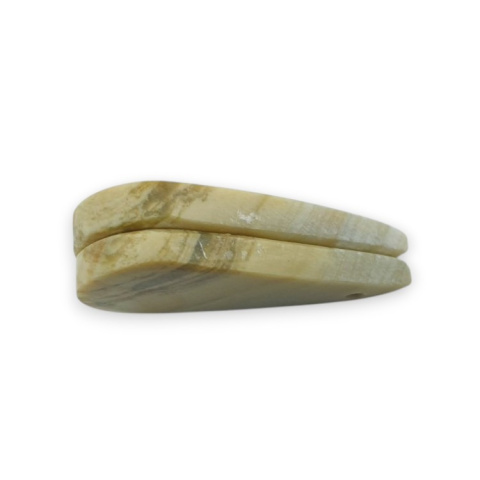 Serpentynit para kaboszonów z dziurką 29x15 mm nr P873 Serpentynit para kaboszonów z dziurką 29x15 mm nr P873
