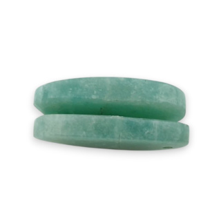 Amazonit para kaboszonów z dziurką 25x13 mm nr P937