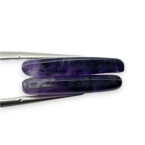 Ametyst para kaboszonów z dziurką 20x10 mm nr R93 Ametyst para kaboszonów z dziurką 20x10 mm nr R93
