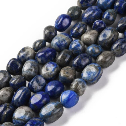 Lapis lazuli bryłka gładka 7-12 mm sznur Lapis lazuli bryłka gładka 7-12 mm sznur