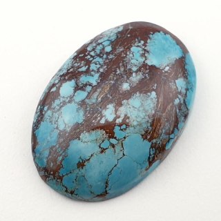 Magnezyt turkusowy kaboszon 32x22 mm nr 63
