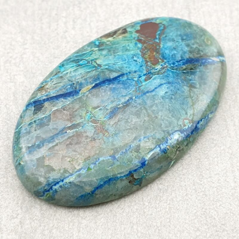 Chryzokola z azurytem kaboszon 43x26 mm nr 169 Chryzokola z azurytem kaboszon 43x26 mm nr 169