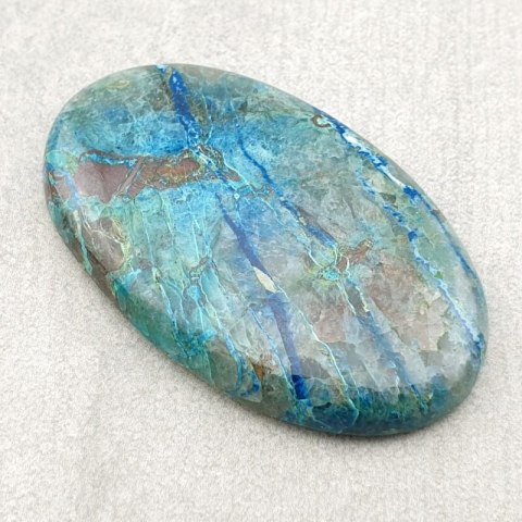 Chryzokola z azurytem kaboszon 43x26 mm nr 169 Chryzokola z azurytem kaboszon 43x26 mm nr 169