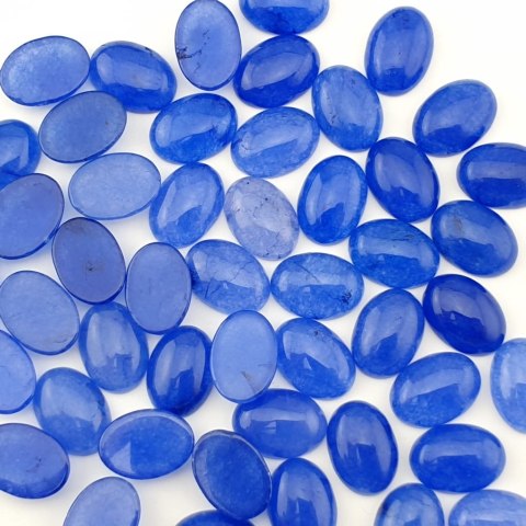 Jadeit royal blue kaboszon 18x13 mm 1 szt