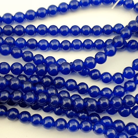 Jadeit royal blue kula 6 mm sznur