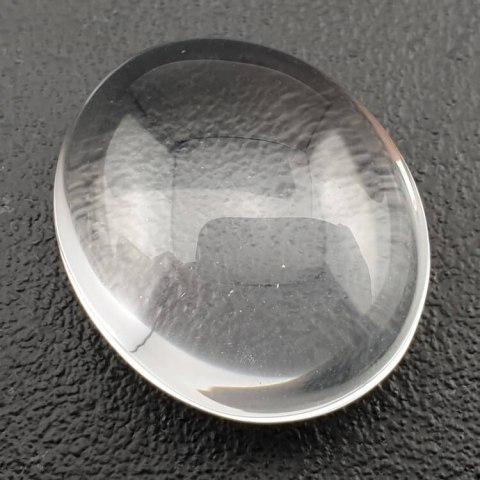 Kryształ górski kaboszon 24x20 mm nr 90 Kryształ górski kaboszon 24x20 mm nr 90