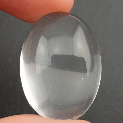 Kryształ górski kaboszon 26x19 mm nr 40 Kryształ górski kaboszon 26x19 mm nr 40