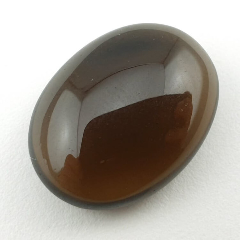 Kwarc dymny kaboszon 21x16 mm nr 52 Kwarc dymny kaboszon 21x16 mm nr 52