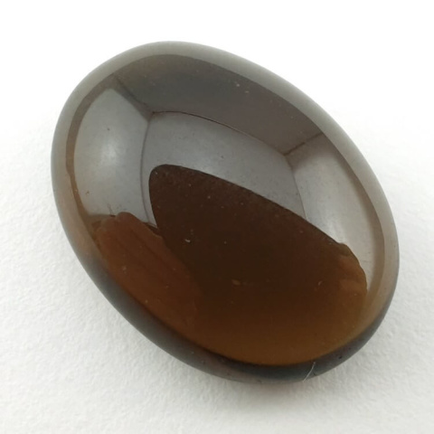 Kwarc dymny kaboszon 21x16 mm nr 52 Kwarc dymny kaboszon 21x16 mm nr 52
