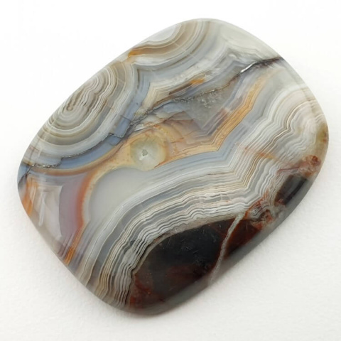 Agat koronkowy kaboszon 34x27 mm nr 113 Agat koronkowy kaboszon 34x27 mm nr 113