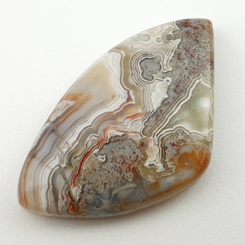 Agat koronkowy kaboszon 39x23 mm nr 145 Agat koronkowy kaboszon 39x23 mm nr 145
