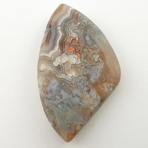 Agat koronkowy kaboszon 39x23 mm nr 145 Agat koronkowy kaboszon 39x23 mm nr 145