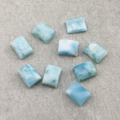 Larimar kaboszon 8x6 mm 1 szt