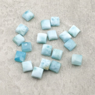 Larimar kaboszon 5x5 mm 1 szt