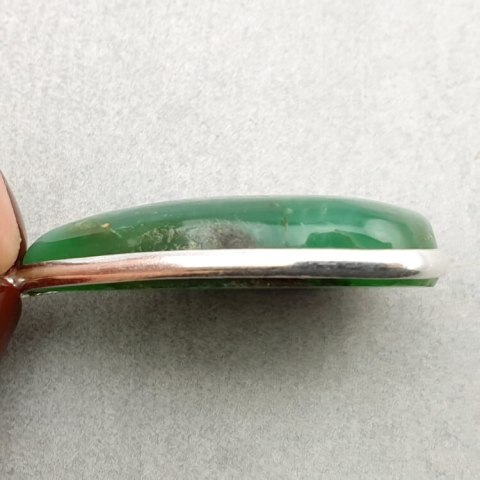 Chryzopraz zawieszka 31x19 mm nr 30 Chryzopraz zawieszka 31x19 mm nr 30
