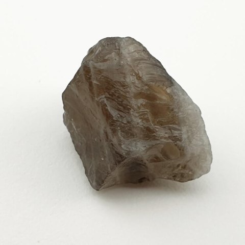 Kwarc dymny bryłka z dziurką 19x15 mm nr 18 Kwarc dymny bryłka z dziurką 19x15 mm nr 18