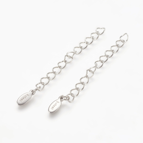 Łańcuszek przedłużka stal chirurgiczna 47 mm 2 szt Łańcuszek przedłużka stal chirurgiczna 47 mm 2 szt