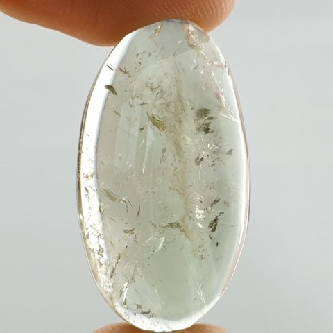 Kwarc zielony Prasiolite 3,2x1,8 cm nr 16 Kwarc zielony Prasiolite 3,2x1,8 cm nr 16