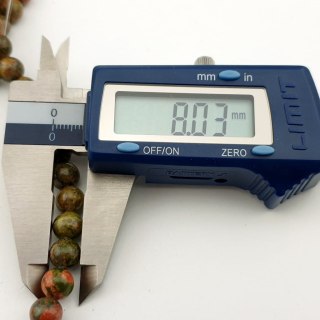 Unakite kula 8 mm 10 szt