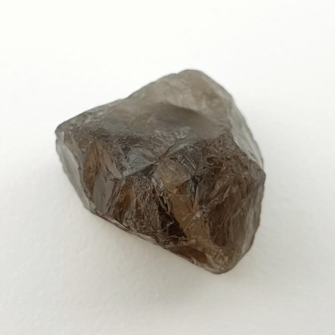 Kwarc dymny bryłka z dziurką 16x15 mm nr 48 Kwarc dymny bryłka z dziurką 16x15 mm nr 48