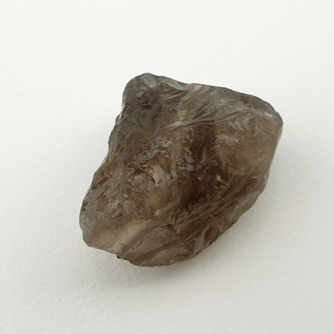 Kwarc dymny bryłka z dziurką 18x14 mm nr 67 Kwarc dymny bryłka z dziurką 18x14 mm nr 67