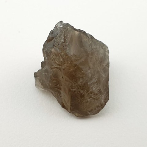 Kwarc dymny bryłka z dziurką 18x16 mm nr 47 Kwarc dymny bryłka z dziurką 18x16 mm nr 47