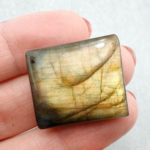 Labradoryt kaboszon 26x23 mm nr A80 Labradoryt kaboszon 26x23 mm nr A80