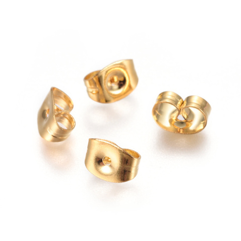 Sztyfty stal chirurgiczna 6 mm 20 szt kolor złoty Sztyfty stal chirurgiczna 6 mm 20 szt kolor złoty