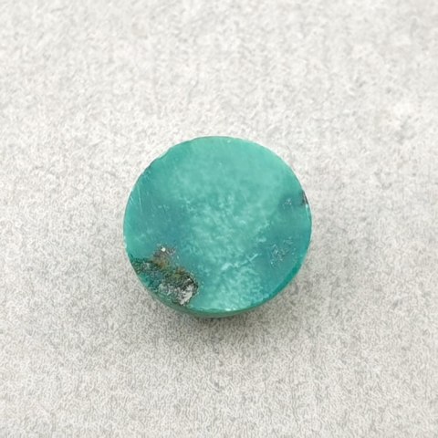 Turkus tybetański kaboszon fi 10 mm nr 158 Turkus tybetański kaboszon fi 10 mm nr 158