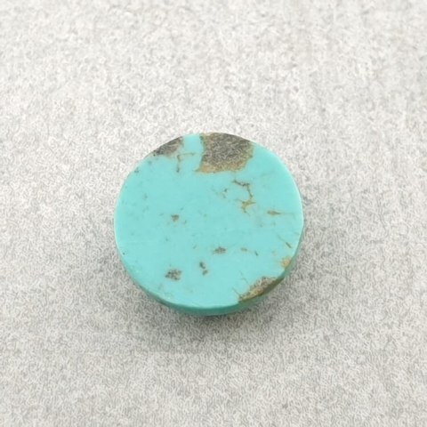 Turkus tybetański kaboszon fi 10 mm nr 167 Turkus tybetański kaboszon fi 10 mm nr 167