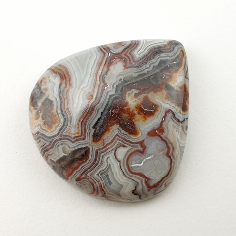 Agat koronkowy kaboszon 30x27 mm nr 171 Agat koronkowy kaboszon 30x27 mm nr 171