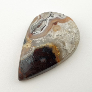 Agat koronkowy kaboszon 33x22 mm nr 181