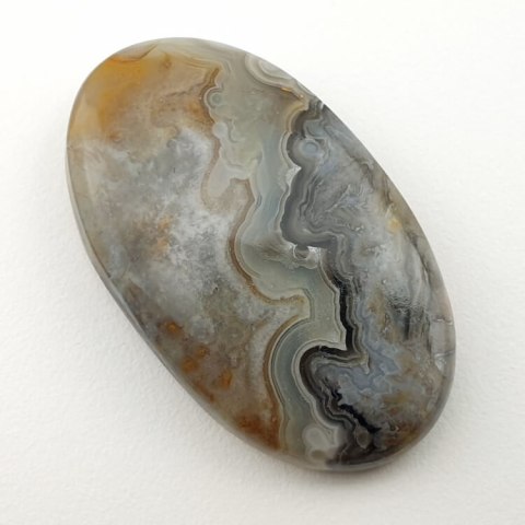 Agat koronkowy kaboszon 37x22 mm nr 173 Agat koronkowy kaboszon 37x22 mm nr 173