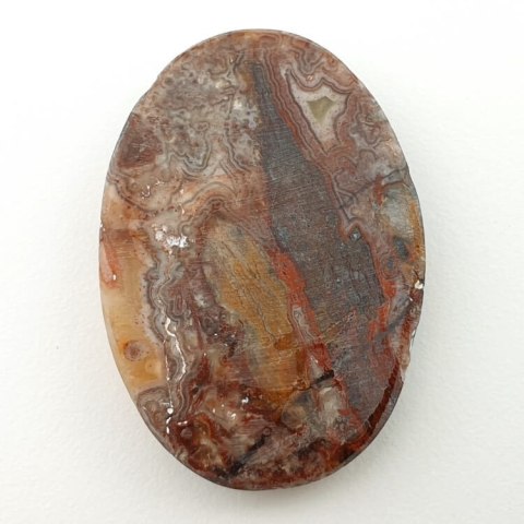 Agat koronkowy kaboszon 39x28 mm nr 176 Agat koronkowy kaboszon 39x28 mm nr 176