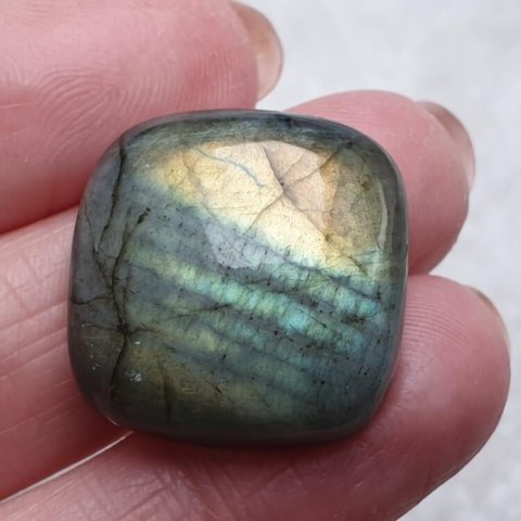 Labradoryt kaboszon 22x22 mm nr A412 Labradoryt kaboszon 22x22 mm nr A412