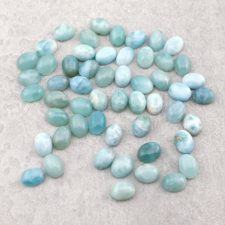 Larimar kaboszon 7x5 mm 1 szt