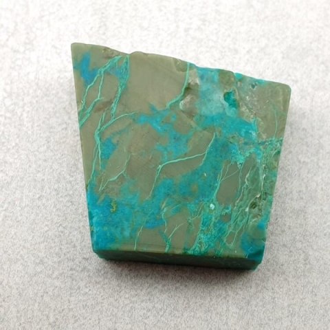 Chryzokola cięta surowa 20x18 mm nr 90