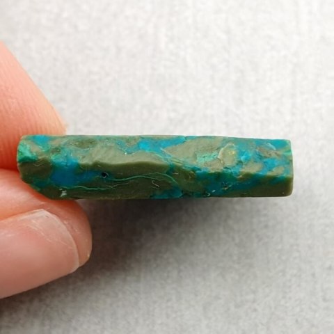 Chryzokola cięta surowa 22x17 mm nr 74