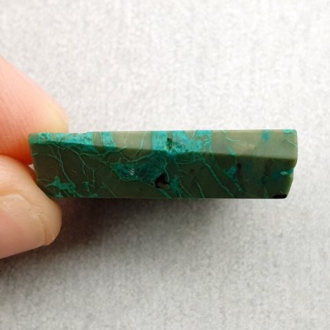 Chryzokola cięta surowa 22x19 mm nr 5