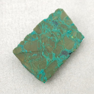 Chryzokola cięta surowa 25x16 mm nr 79