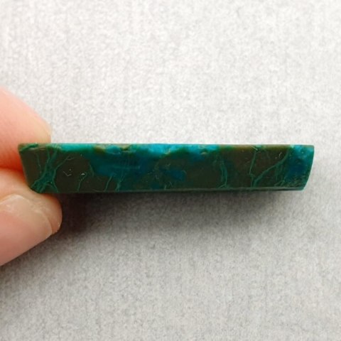 Chryzokola cięta surowa 26x16 mm nr 24