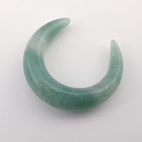 Awenturyn zielony lunula księżyc 3,1x2,8 cm 1 szt Awenturyn zielony lunula księżyc 3,1x2,8 cm 1 szt