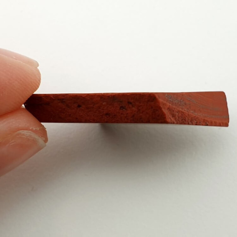 Jaspis czerwony cięty surowy 22x22 mm nr 51 Jaspis czerwony cięty surowy 22x22 mm nr 51