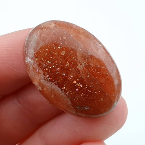 Kamień słoneczny kaboszon 28x20 mm nr 9 Kamień słoneczny kaboszon 28x20 mm nr 9