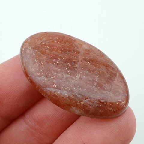 Kamień słoneczny kaboszon 32x18 mm nr 1 Kamień słoneczny kaboszon 32x18 mm nr 1