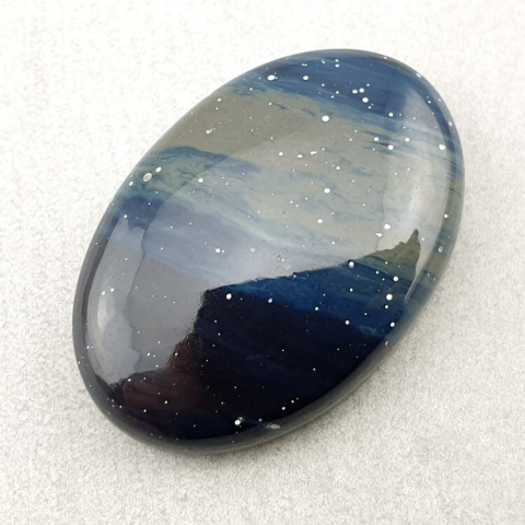 Leland blue kaboszon 32x22 mm nr 4 Leland blue kaboszon 32x22 mm nr 4