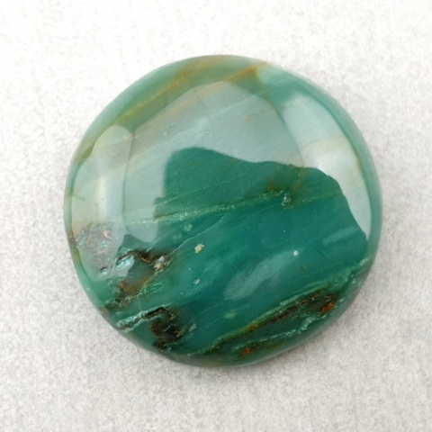 Jaspis Green Prase kaboszon fi 24 mm nr 19 Jaspis Green Prase kaboszon fi 24 mm nr 19