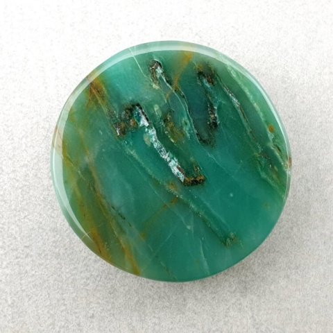 Jaspis Green Prase kaboszon fi 24 mm nr 19 Jaspis Green Prase kaboszon fi 24 mm nr 19