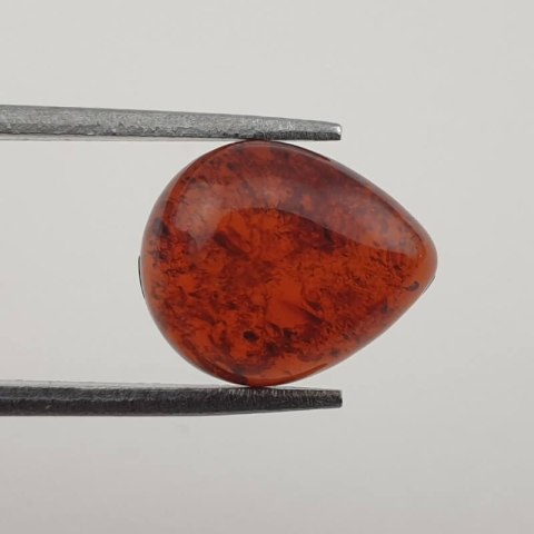 Bursztyn bałtycki kaboszon 12x10 mm nr 319 Bursztyn bałtycki kaboszon 12x10 mm nr 319
