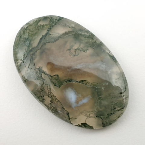 Agat mszysty kaboszon 33x21 mm nr 175